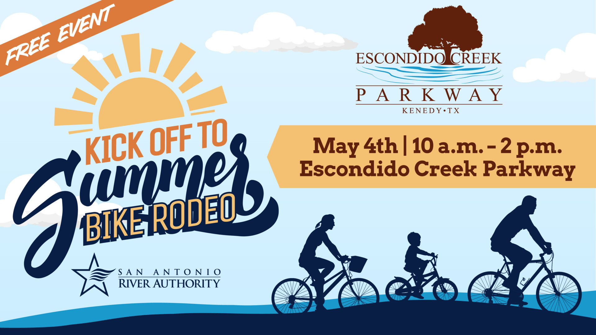 San Antonio River Authority Kick off to Summer Bike Rodeo