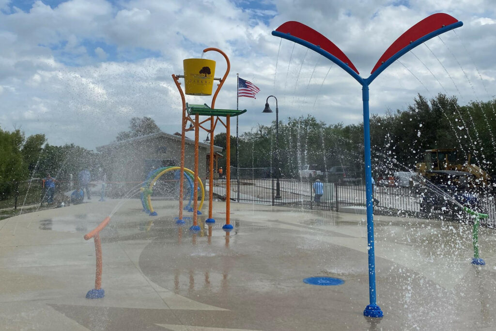 ECP splash pad